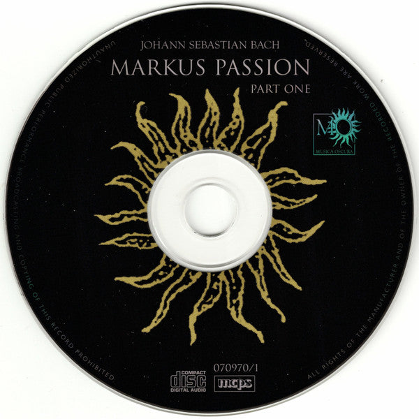 Johann Sebastian Bach – The Ring Ensemble Of Finland, European Union Baroque Orchestra, Roy Goodman : Markus Passion (A New Reconstruction) (2xCD, Album)