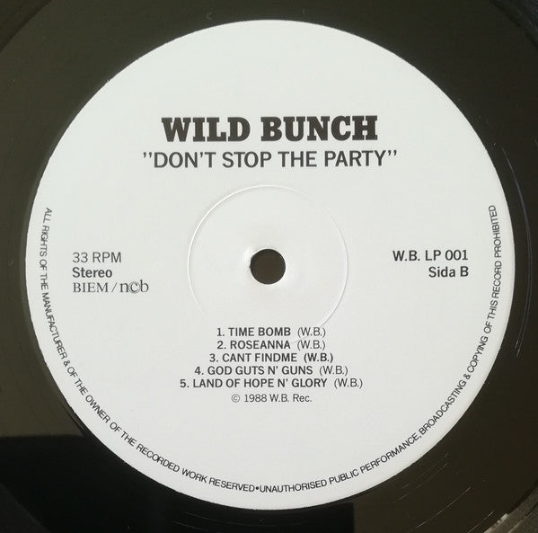 Wild Bunch (12) : Don't Stop The Party (LP, Album)