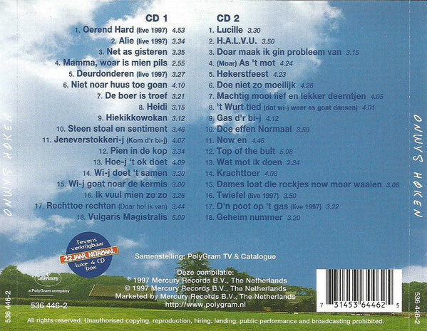 Normaal : Onwys Høken, 20 Jaar Hits (2xCD, Comp)