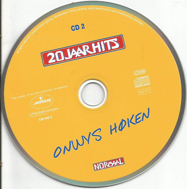Normaal : Onwys Høken, 20 Jaar Hits (2xCD, Comp)