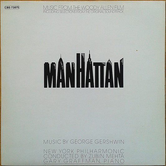 George Gershwin / New York Philharmonic : Music From The Woody Allen Film "Manhattan" (LP, Album)