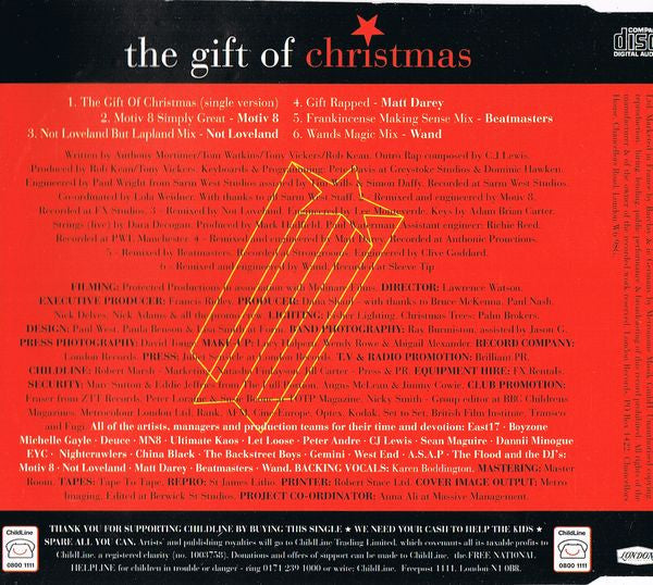 ChildLiners : The Gift Of Christmas (CD, Single)