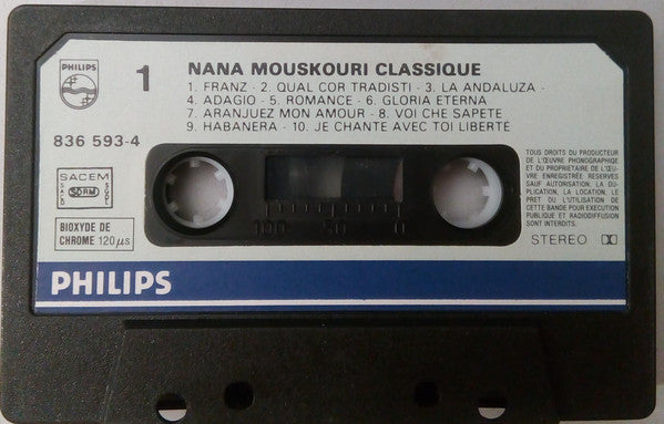 Nana Mouskouri : Classique (Cass, Album)