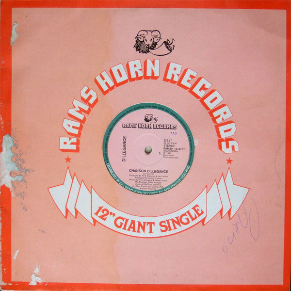 D'llegance : Chanson D'llegance (12")