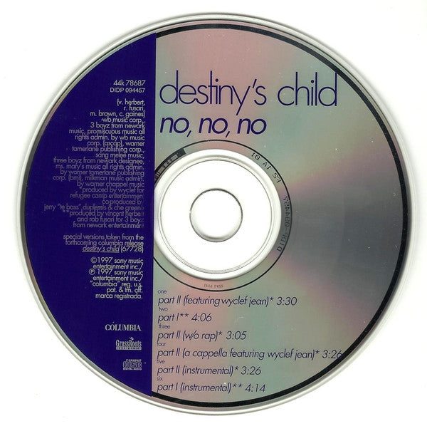 Destiny's Child : No No No (CD, Maxi)