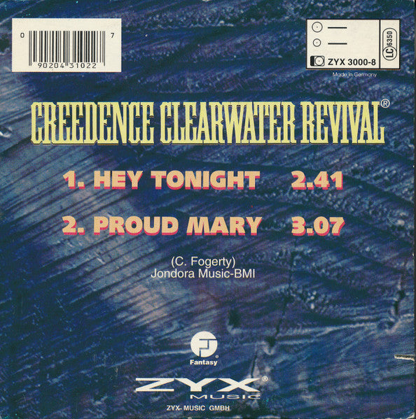 Creedence Clearwater Revival : Hey Tonight / Proud Mary (CD, Single, RE)