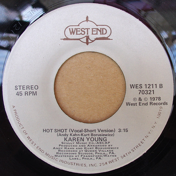 Karen Young : Hot Shot (7")