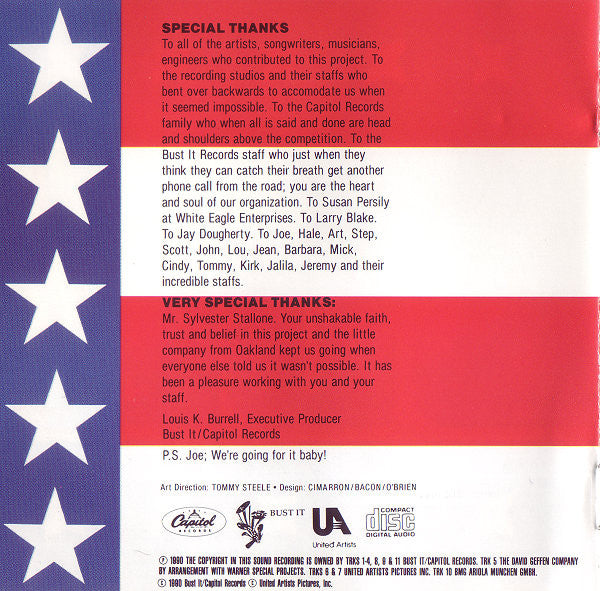 Various : Rocky V (Music From The Film) (CD, Comp)