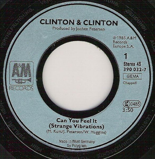 Clinton & Clinton : Can You Feel It? (7")