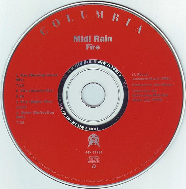 Midi Rain : Fire (CD)