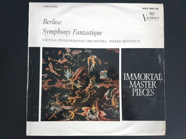 Hector Berlioz - Wiener Philharmoniker, Pierre Monteux : Symphonie Fantastique (LP, Album, RE)