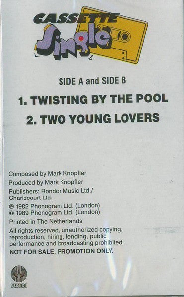 Dire Straits : Twisting By The Pool (Cass, Single, Promo)