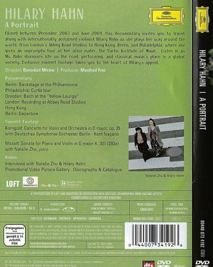 Hilary Hahn : A Portrait (DVD-V, Copy Prot., NTSC)
