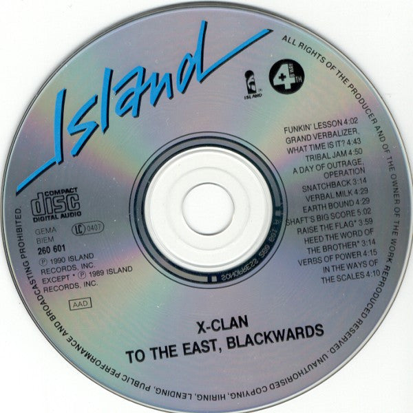 X-Clan : To The East, Blackwards (CD, Album)