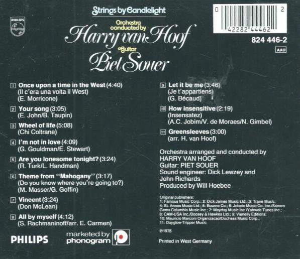 Harry van Hoof / Piet Souer : Strings By Candlelight (CD, Album, RE, RP)