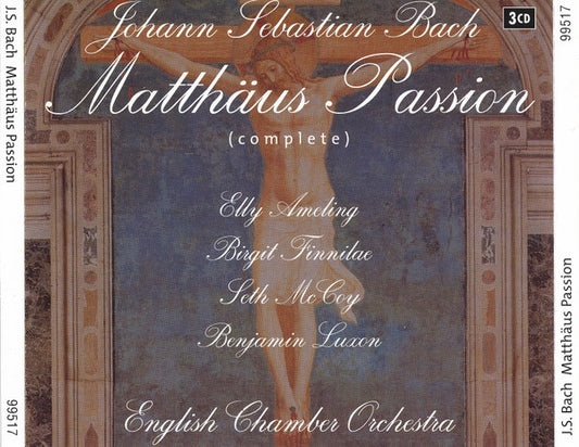 Johann Sebastian Bach, English Chamber Orchestra, Elly Ameling, Birgit Finnilä, Seth McCoy, Benjamin Luxon : Matthäus Passion (Complete) (3xCD, Album, RE)