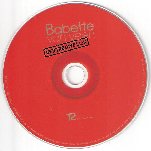Babette Van Veen : Vertrouwelijk (CD, Album)