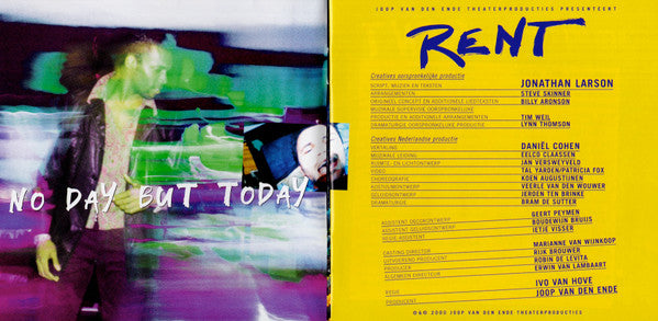 Various : Rent - Leven Voor Vandaag (CD, Album)