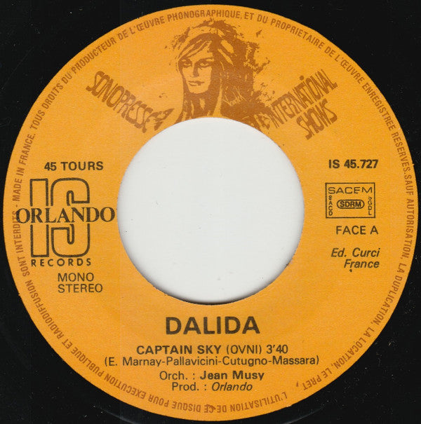Dalida : Captain Sky (7", Single)