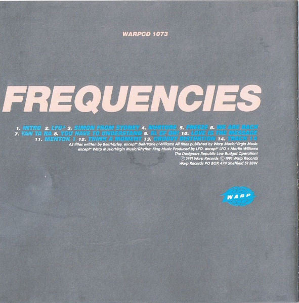LFO : Frequencies (CD, Album)