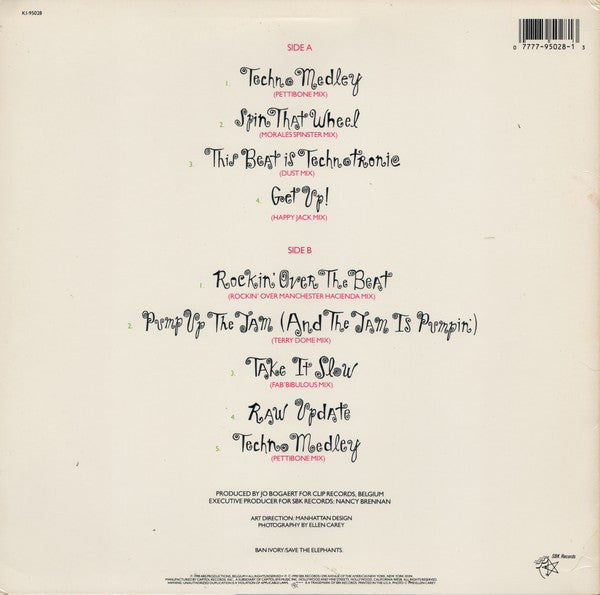 Technotronic : Trip On This! - The Remixes (LP)