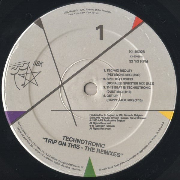 Technotronic : Trip On This! - The Remixes (LP)