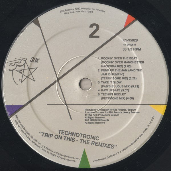Technotronic : Trip On This! - The Remixes (LP)