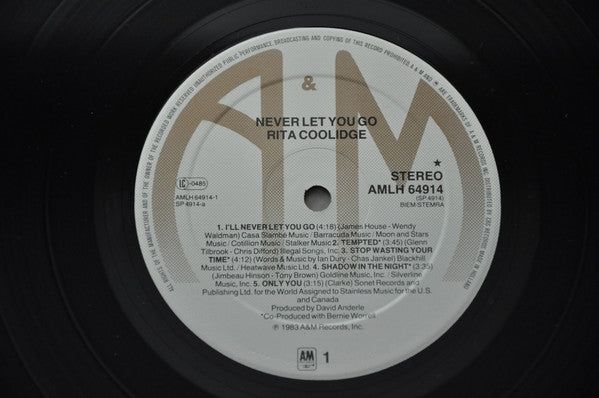 Rita Coolidge : Never Let You Go (2x7", Album)