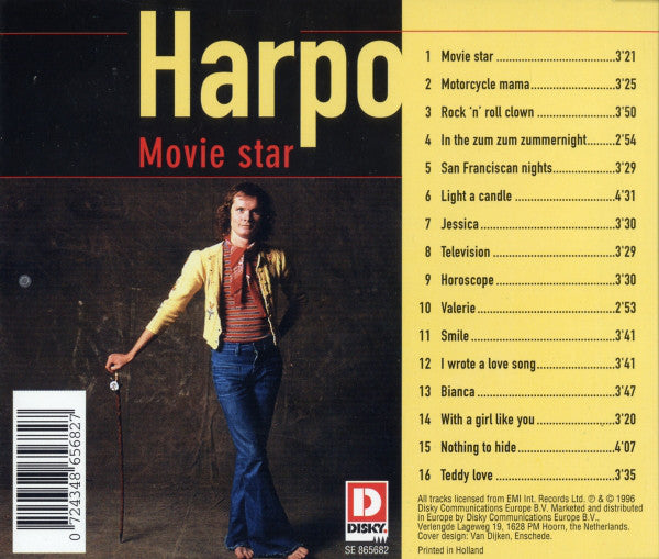 Harpo : Movie Star (CD, Comp)