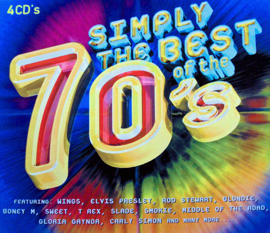 Various : Simply The Best Of The 70's (4xCD, Comp, Club)