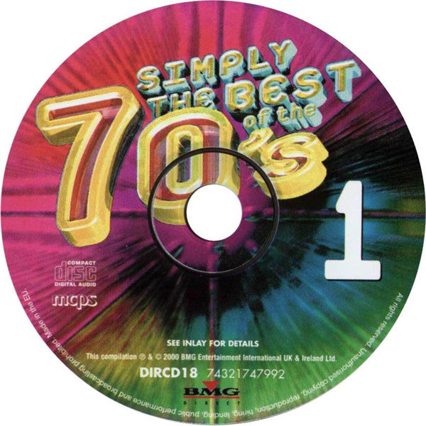 Various : Simply The Best Of The 70's (4xCD, Comp, Club)