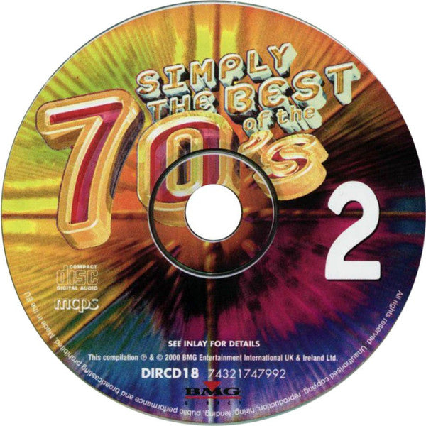 Various : Simply The Best Of The 70's (4xCD, Comp, Club)