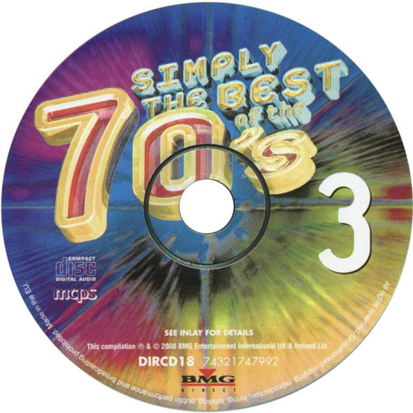 Various : Simply The Best Of The 70's (4xCD, Comp, Club)