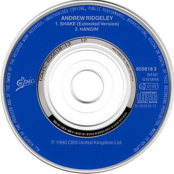 Andrew Ridgeley : Shake (CD, Mini, Maxi)