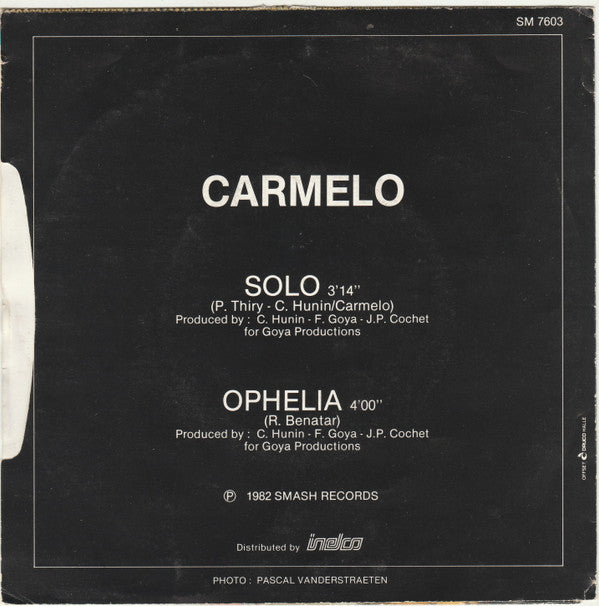 Carmelo (12) : Solo (7", Single)