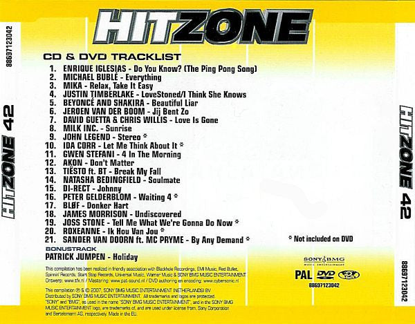 Various : Radio 538 Hitzone 42 (CD, Comp + DVD, Comp, PAL)