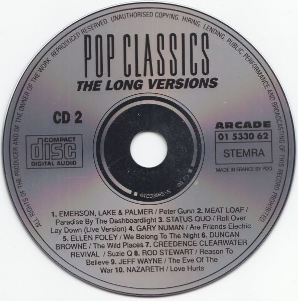 Various : Pop Classics - The Long Versions (2xCD, Comp)