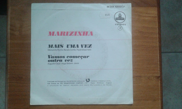 Marizinha : Mais Uma Vez / Vamos Começar Outra Vez (7")