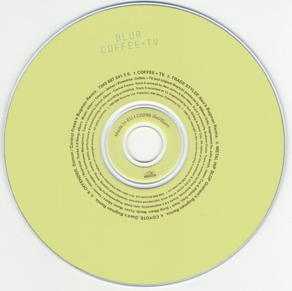 Blur : Coffee + TV (CD, Single)