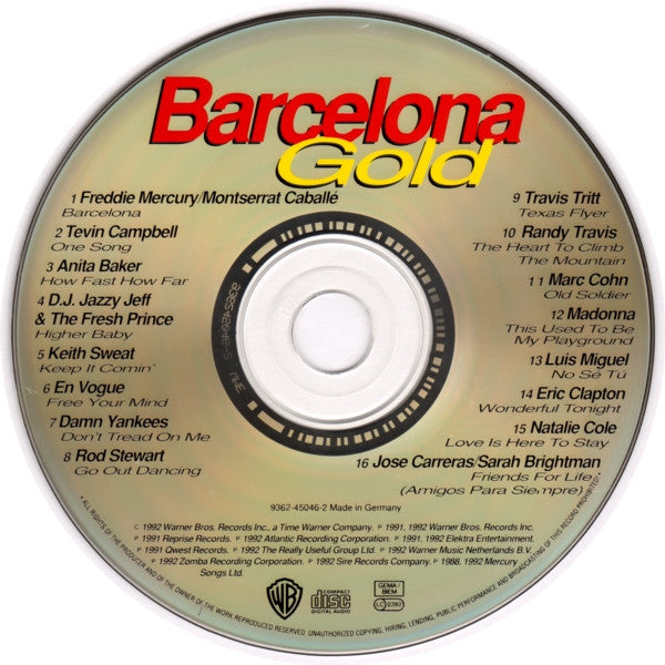 Various : Barcelona Gold (CD, Comp)