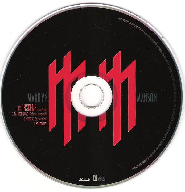 Marilyn Manson : mOBSCENE (CD, Maxi, Dis)