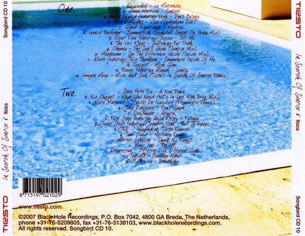 DJ Tiësto : In Search Of Sunrise 6: Ibiza (2xCD, Comp, Mixed)