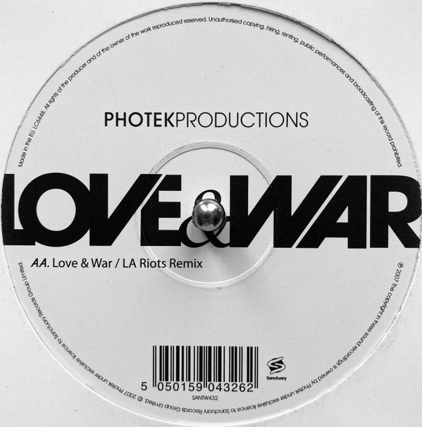 Photek : Love & War (12")