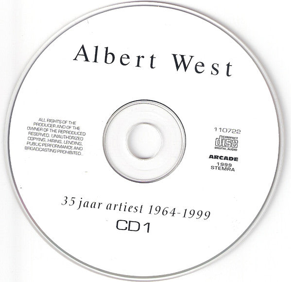 Albert West : 35 Jaar Artiest 1964-1999 (2xCD, Album, Comp)
