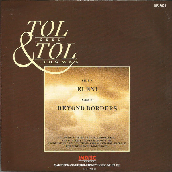 Cees Tol & Thomas Tol* : Eleni (7", Single)