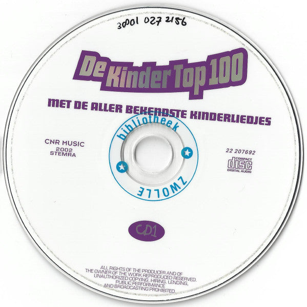 Various : De Kinder Top 100 (2xCD, Comp)