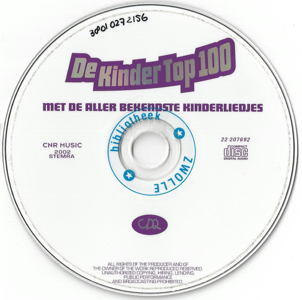 Various : De Kinder Top 100 (2xCD, Comp)
