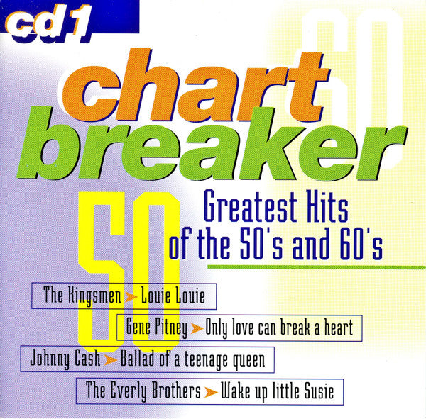 Various : Chart Breaker - Greatest Hits Of The 50's And 60's (10xCD, Comp, Sli)
