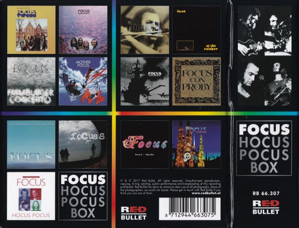 Focus (2) : Hocus Pocus Box (Box, Comp + CD, Album, RE, RM + CD, Album, RE, RM )