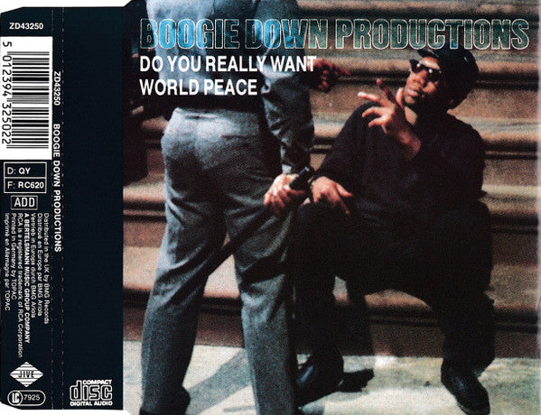 Boogie Down Productions : Do You Really Want World Peace (CD, Maxi, Promo)